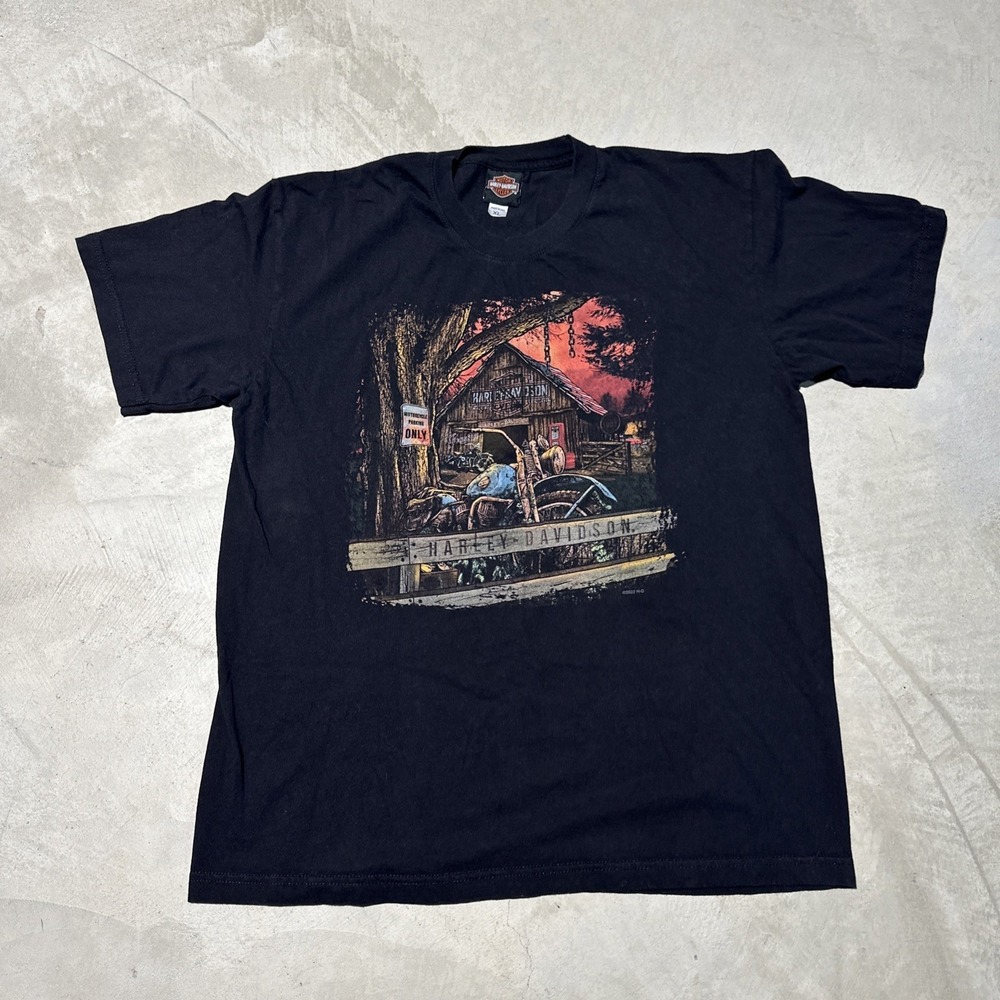 Harley Davidson Mountain Creek Dalton Georgia T Shirt Men's SZ XL USA Made